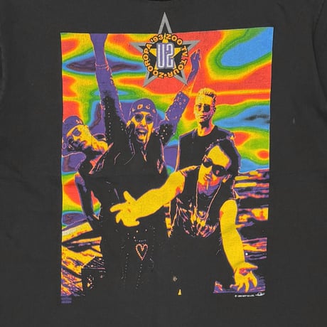 U2 ZOOROPA 1993 THERMOGRAPHY FITS LARGE 5398
