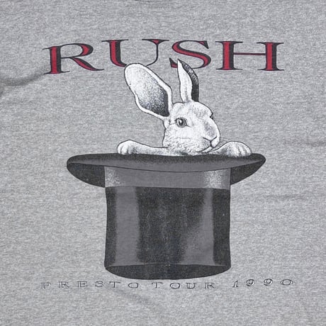 RUSH PRESTO TOUR 1990 ASH GREY SCREEN STARS XL 2282