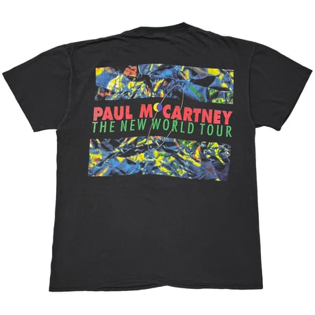 PAUL MCCARTNEY THE NEW WORLD TOUR 1993 BLACK BROCKUM OSFA FITS XL 5442