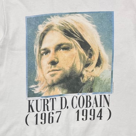 NIRVANA KURT MEMORIAL ADULT WHITE SOFTEE LARGE 0855