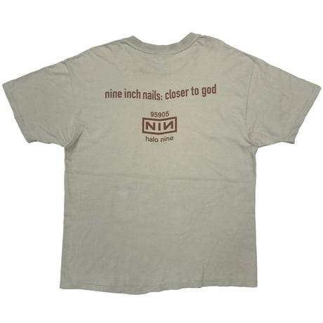 NINE INCH NAILS 1994 CLOSER TO GOD SAGE GREEN HANES XL 6945