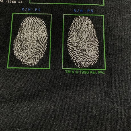APPLE MISSION IMPOSSIBLE FINGERPRINT SCAN TEE FRUIT OF THE LOOM XL 4587