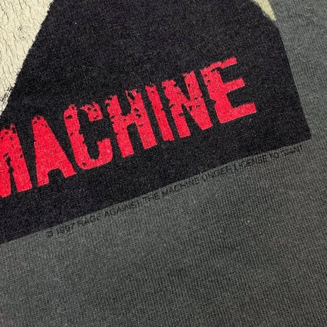 RAGE AGAINST THE MACHINE 1997 EMILIANO ZAPATA TEE OLIVE GIANT LARGE 7312