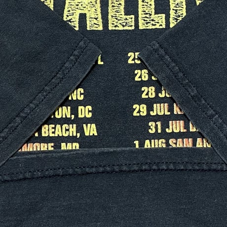 METALLICA SUMMER 1998 NORTH AMERICA TOUR TEE TULTEX LARGE 5918