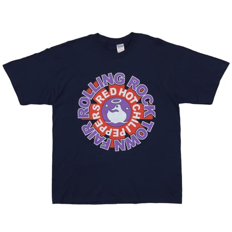 RED HOT CHILI PEPPERS ROLLING ROCK TOWN FAIR NAVY GILDAN XL 1789
