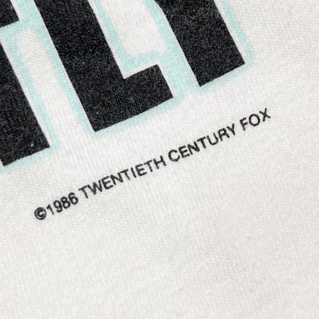 THE FLY 1986 WHITE HANES LARGE 7264