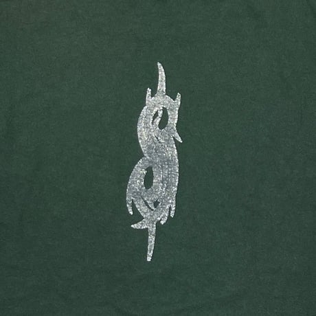 Slipknot 870621345 LOGO GREEN GILDAN LARGE 2893