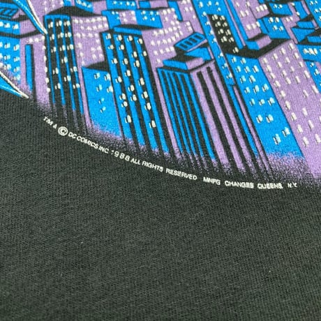 BATMAN 1988 DC COMICS TEE FRUIT OF THE LOOM XL 7631