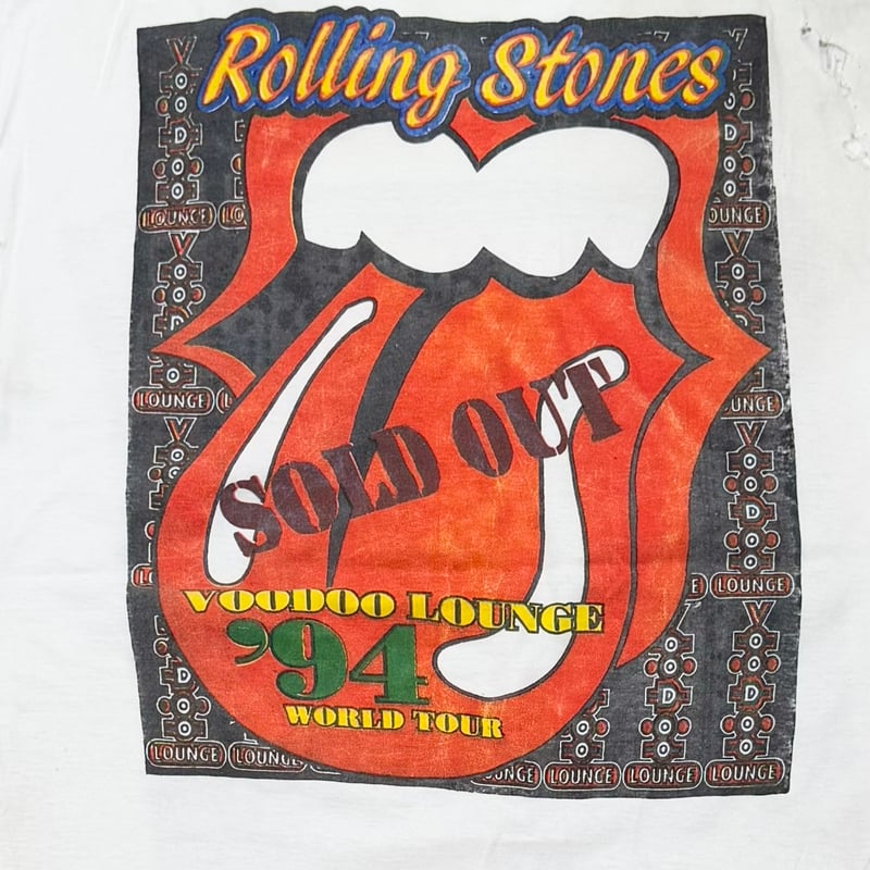 Rolling Stones キャップ Voodoo Lounge キーホルダー Vintage Rolling Stones Voodoo Lounge Tour 1994/1995 Cap 90s