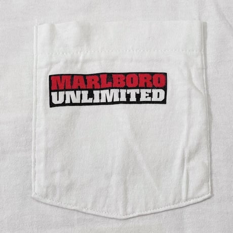 Marlboro HORSE CREEK POCKET TEE WHITE FRUIT OF THE LOOM XL 2