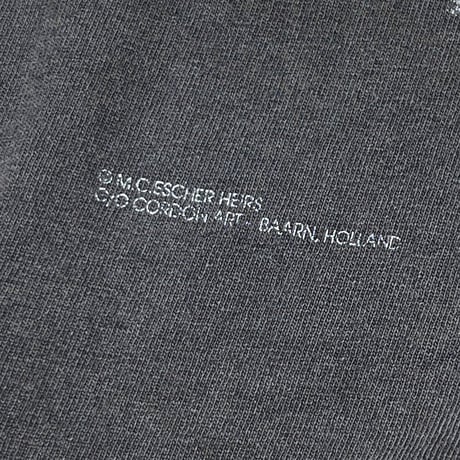 M.C.ESCHER ART FAKE PICTURE BLACK ANDAZIA XL 0969