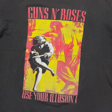 GUNS N' ROSES USE YOUR ILLUSION TOUR DOUBLE SIDE BROCKUM LARGE 8497