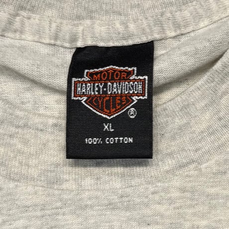 HARLEY DAVIDSON 1990 ORANGE EMBLEM OATMEAL XL 5499