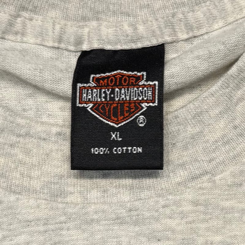 HARLEY DAVIDSON 1990 ORANGE EMBLEM OATMEAL XL 5