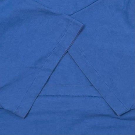 Apple BLACK LOGO POCKET TEE BLUE HANES LARGE 3223