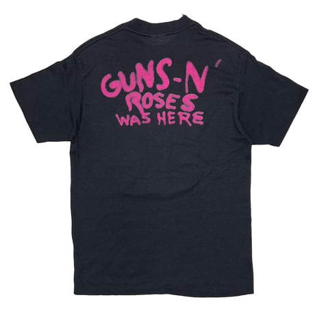 GUNS N' ROSES WAS HERE 1987 TEEJAYS LARGE 7580