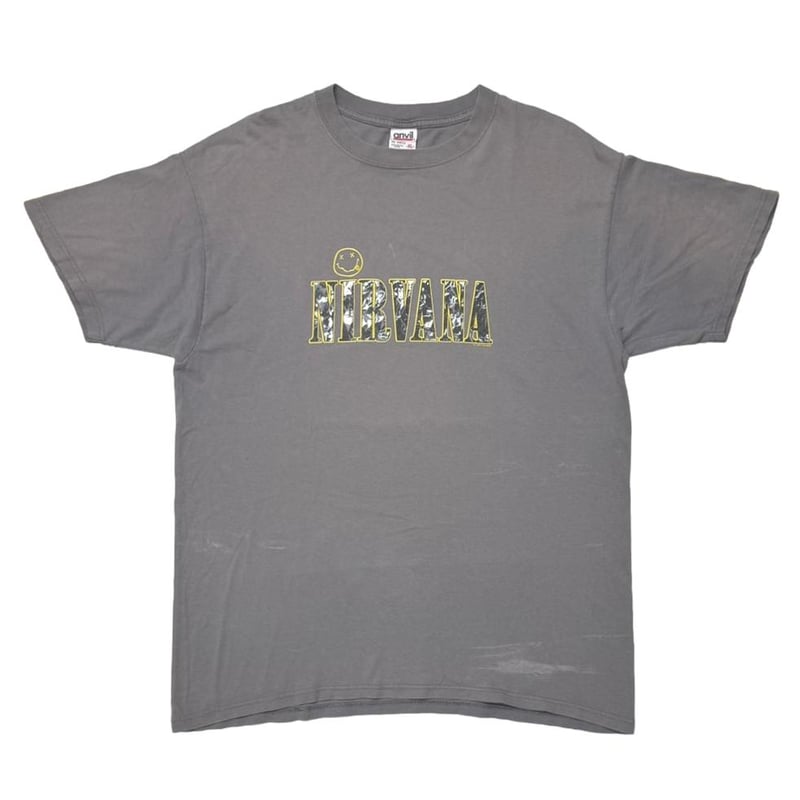 希少 90s NIRVANA Smile Tシャツ 1997 M&O 希少 90s NIRVANA Smile Tシャツ 1997 M&O