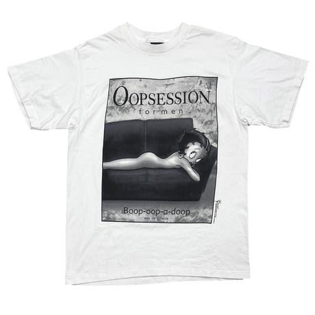 90s Betty Boop Oopsession for men Tシャツ M Vintage Betty Boop Oopsession for Men Parody A Man's