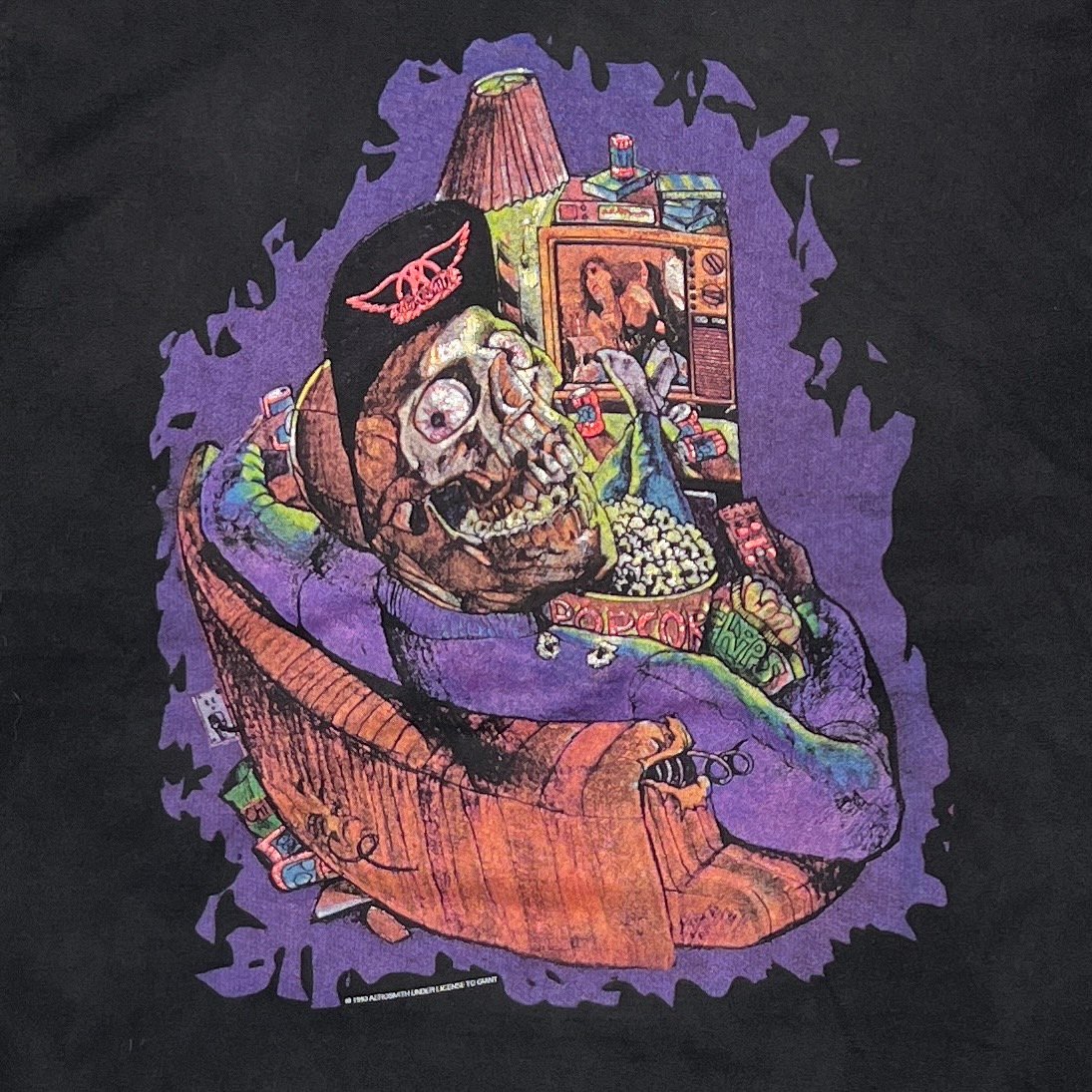 AEROSMITH GET A GRIP SKULL TV GIANT XL 6108 | g