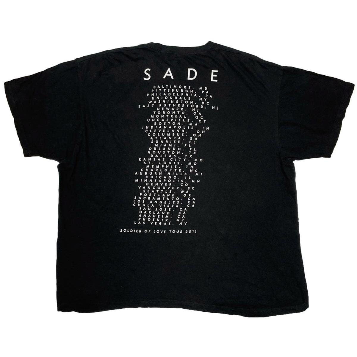 SADE SOLDIER OF LOVE TOUR 2011 TULTEX XL 7827 | SADE SOLDIER OF LOVE TOUR 2011 TULTEX XL 7827 |