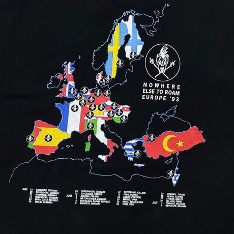 METALLICA NOWHERE ELSE TO ROAM EUROPE 1993 LARGE 8133