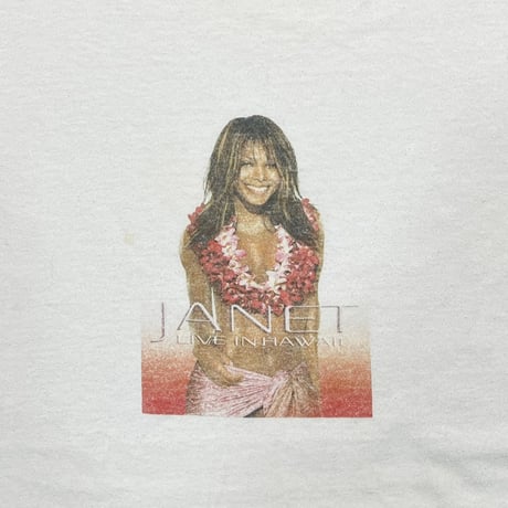 JANET JACKSON LIVE HAWAII WHITE ANVIL LARGE 0550