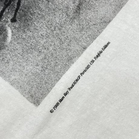 MAN RAY GLASS TEARS TEE HANES XL 6092
