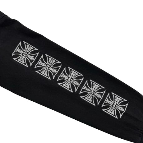 WEST COAST CHOPPERS IRON CROSS LS BLACK XL 8601