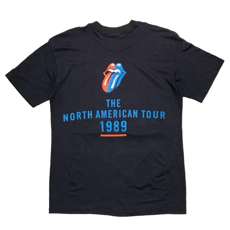 THE ROLLING STONES THE NORTH AMERICAN TOUR 1989 RIP & TONGUE BROCKUM LARGE 4446