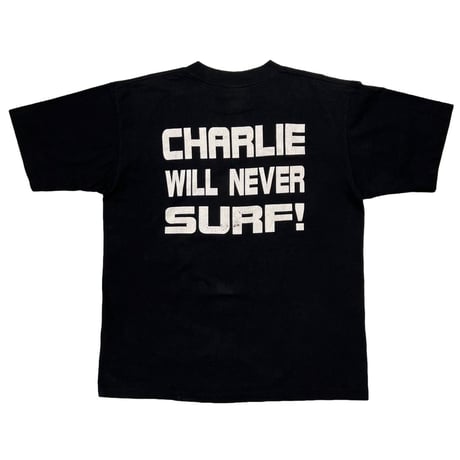 CHARLES MANSON CHARLIE WILL NEVER SURF! LARGE 7218