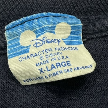 DISNEY VINTAGE WIZZARD MICKEY NAVY XL 0939