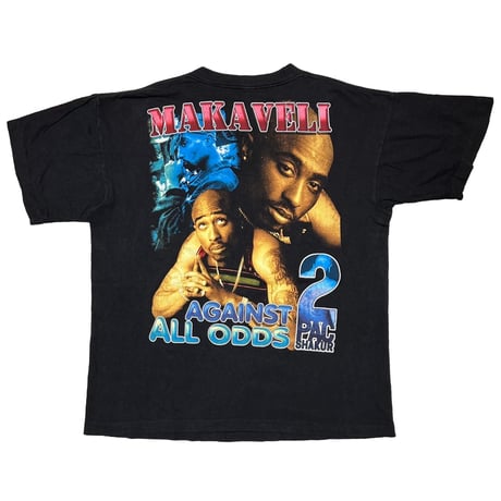 2PAC RAP DESIGN AGAINST ALL ODDS FITS XL 6436