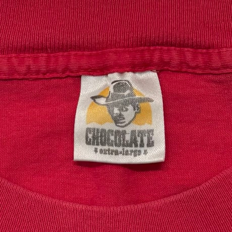 OLD & VINTAGE CHOCOLATE TEX LOGO RED FITS XL 3405