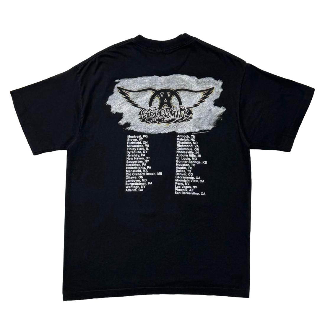 し*ま様 最終値下げAerosmith 1993年製 Tシャツ　get a gr し*ま様 最終値下げAerosmith 1993年製 Tシャツ get a gr - メルカリ
