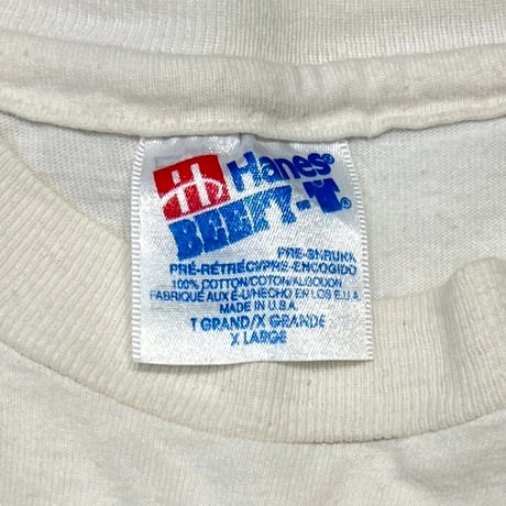 JESUS GONE TO SEE DAD NATURAL Hanes XL 1640