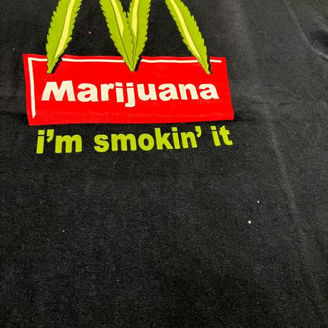OLD & VINTAGE Marijuana i'm smokin' it McDonald's PARODY FITS LARGE 9538