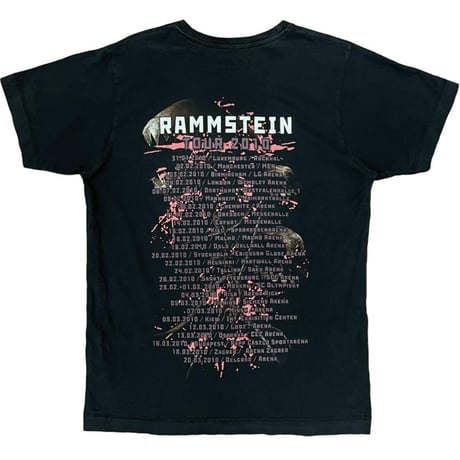RAMMSTEIN 00S TEE BLACK MEDIUM 0977