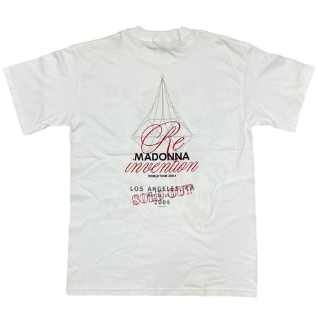 MADONNA RE INVENTION WORLD TOUR 2004 WHITE GILDAN MEDIUM 3832