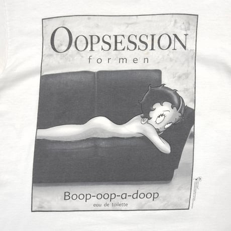 BETTY BOOP OOPSESSION FOR MEN CALVIN CLEIN PARODY WHITE CHANGES XL 2143
