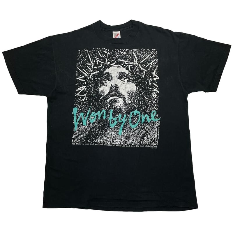JESUS CHRIST WON BY ONE 89 JERZEES XL 6075 | gr JESUS CHRIST WON BY ONE 89 JERZEES XL 6075 | gr
