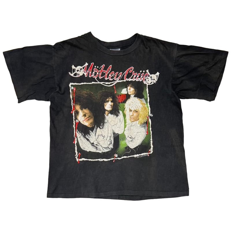 モトリークルー DR. FEELGOOD 1989 バンドTシャツ　L MOTLEY CRUE 1989 DR. FEELGOOD TOUR BROCKUM LARG