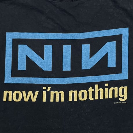 NINE INCH NAILS now i'm nothing FRUIT OF THE LOOM XL 8153