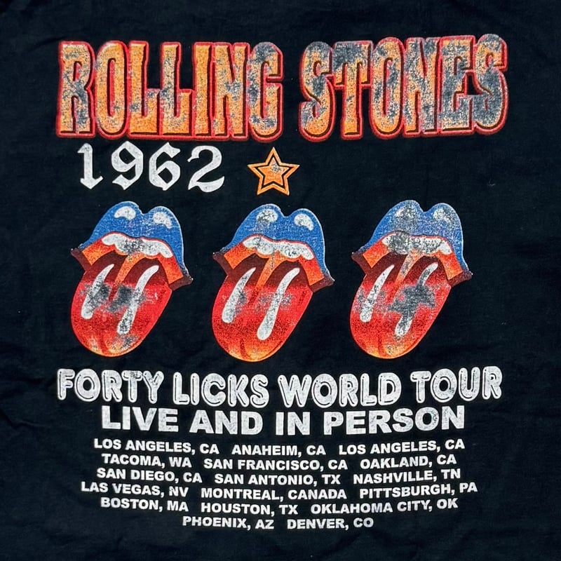 ROLLING STONES FORTY LICKS WORLD TOUR BOOTLEG H