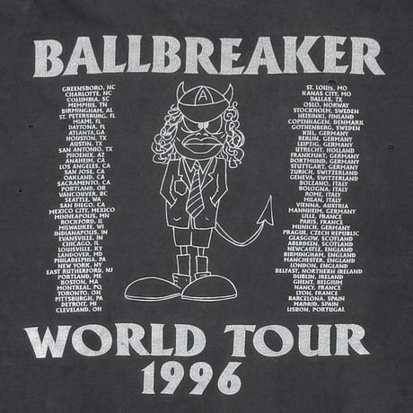AC/DC BALLBREAKER WORLD TOUR 1996 BROCKUM XL 8929