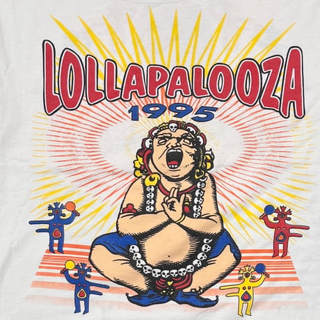 LOLLAPALOOZA 95' FESTIVAL WHITE FITS XL 1168