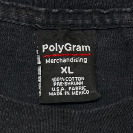 WU-TANG CLAN BLUE GLOBE LOGO BACK MEMBER POLYGRAM XL 2139