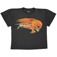 METALLICA PUSHEAD SIDE FLAMING VAMPIRE SKULL ARTIMONDE XL 5076