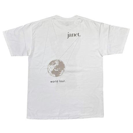 JANET JACKSON WORLD TOUR 1993 WHITE NICE MAN XL 5293