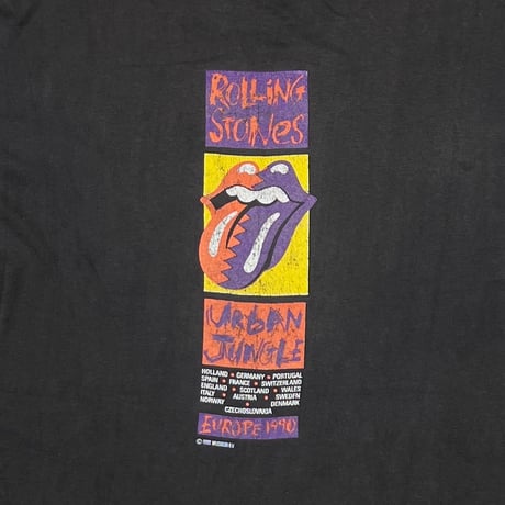 ROLLING STONES URBAN JUNGLE EUROPE 1991 EURO FITS XL 0575