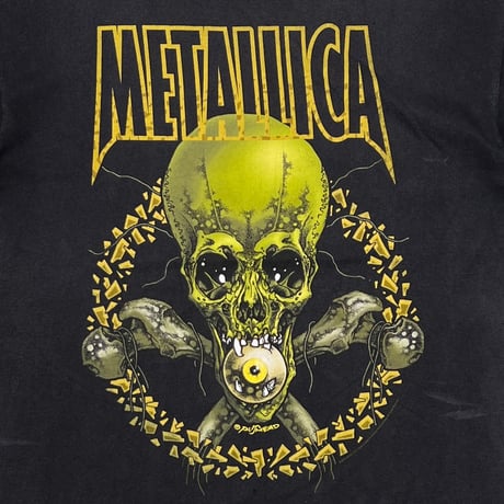 METALLICA PUSHEAD NO LEAF CLOVER Hanes LARGE 4299